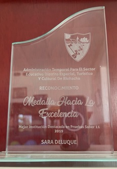 Reconocimientos Colegio Sara Deluque Panaflet
