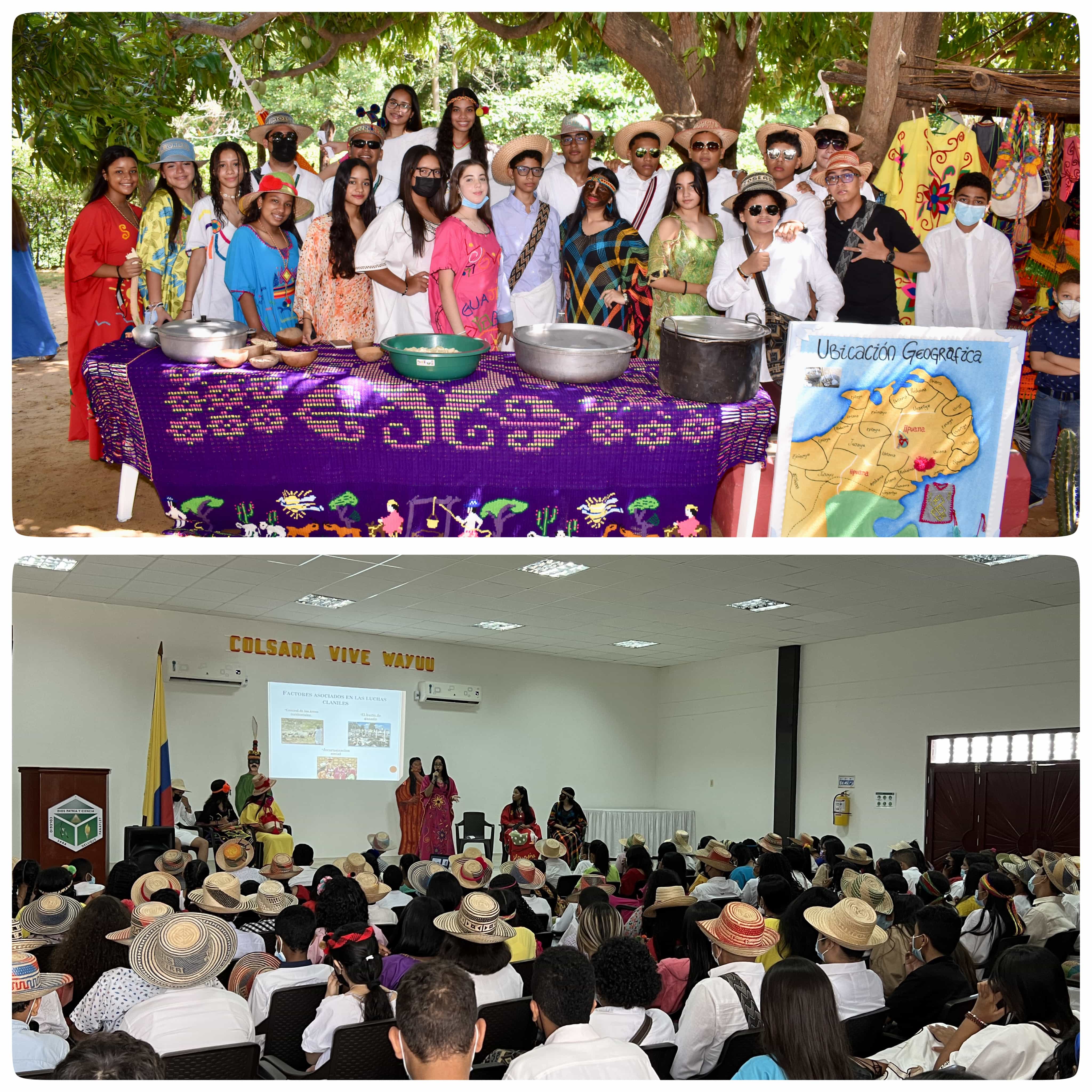 Viviendo la cultura Wayuu Colegio Sara Deluque Panaflet